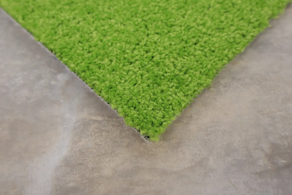 Vopi, Metrážny koberec Eton zelený 41 - neúčtujeme odrezky z rolky, na mieru, šíře 1,33m,1m,2m,3m,4m,na mieru, neúčtujeme odrezky, zelená, filc, detská izba