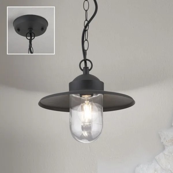 Orion AL 11-1318 - Vonkajšie závesné svietidlo EDWARD 1xE27/60W/230V IP44 antracit