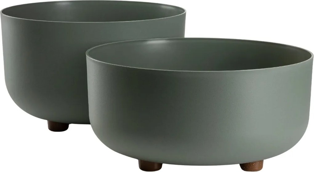 PLASTOVÝ KVETINÁČ TERRA 30X14,5 CM MÄTOVÁ