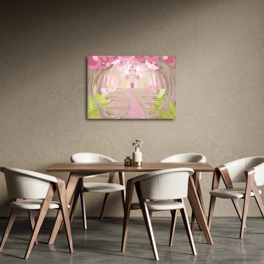 Obraz - Cesta do ružového kráľovstva (70x50 cm)