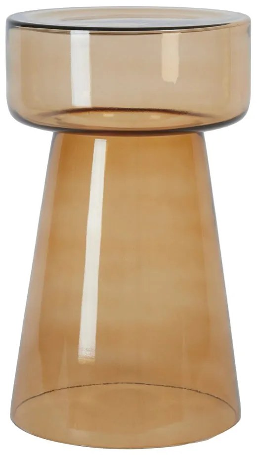 Sklenený okrúhly odkladací stolík ø 30 cm Dakwa – Light &amp; Living