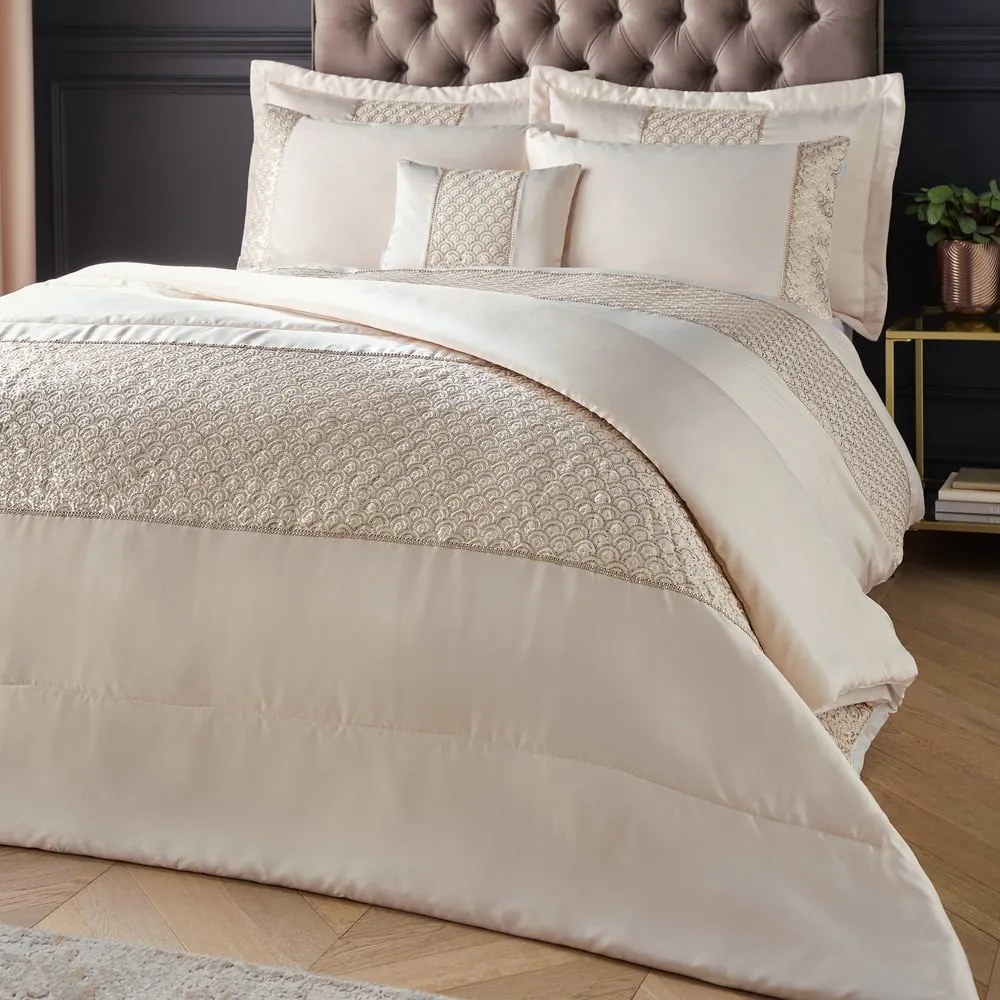 Obliečky na vankúše v súprave 2 ks z mikrosaténu 50x75 cm Deco Sequin – Catherine Lansfield