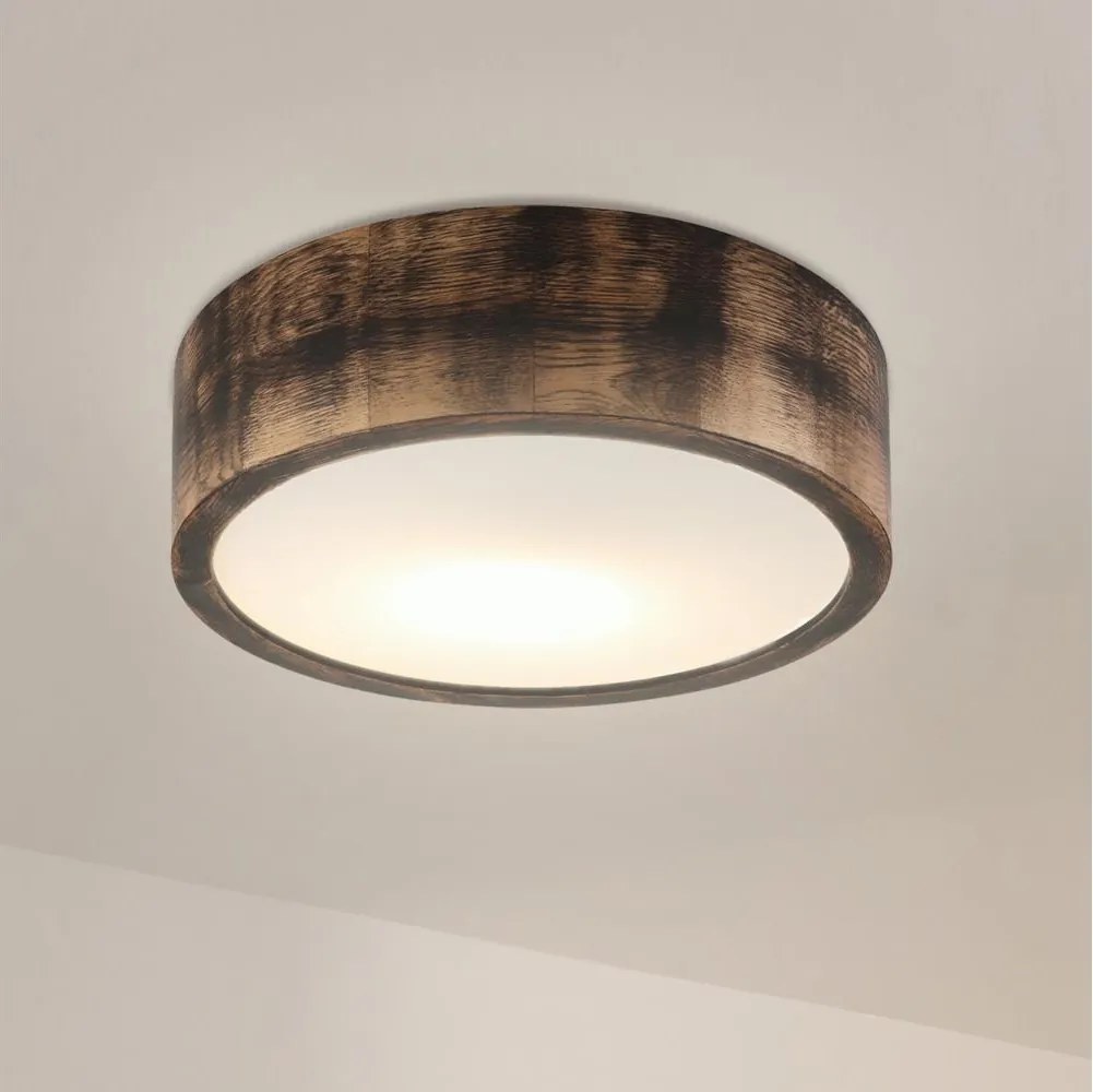 Brilagi - Stropné svietidlo CARVALHO SMOKEY 1xE27/60W/230V dub pr. 27,5 cm