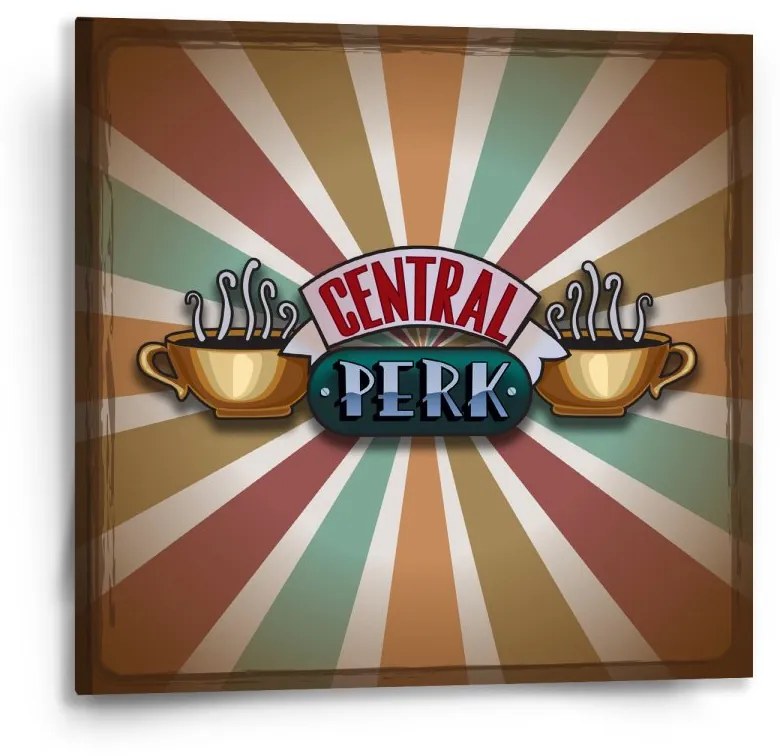 Sablio Obraz Seriál Priatelia CENTRAL PERK Abstrakcia - 50x50 cm