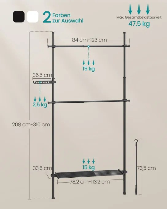 Vešiakový stojan HSR136B01