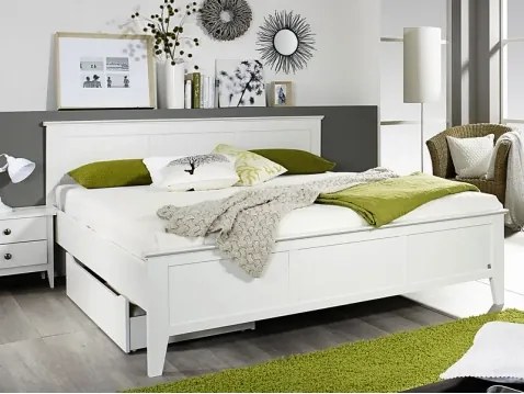 Posteľ Rosenheim 180x200 cm, biela%