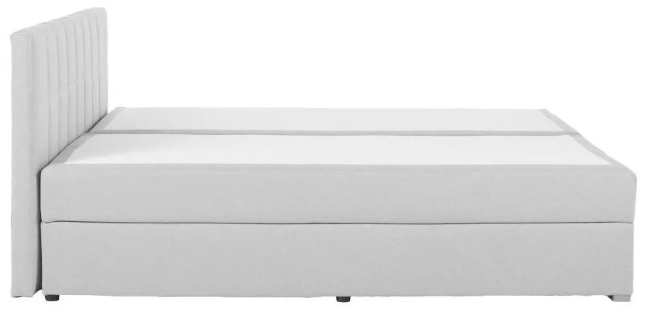 Boxspringová posteľ 180x200, svetlosivá, FERATA KOMFORT