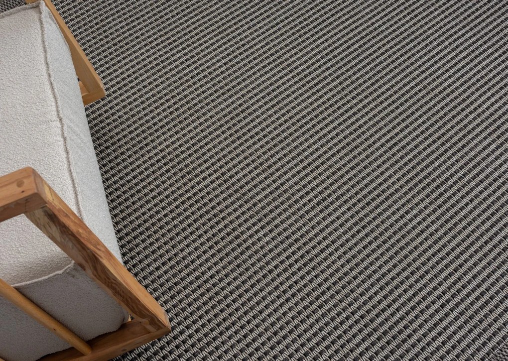 Kusový koberec Pine II schwarz – na von aj na doma, 160x230, čierna, chodba / predsieň, My Flair