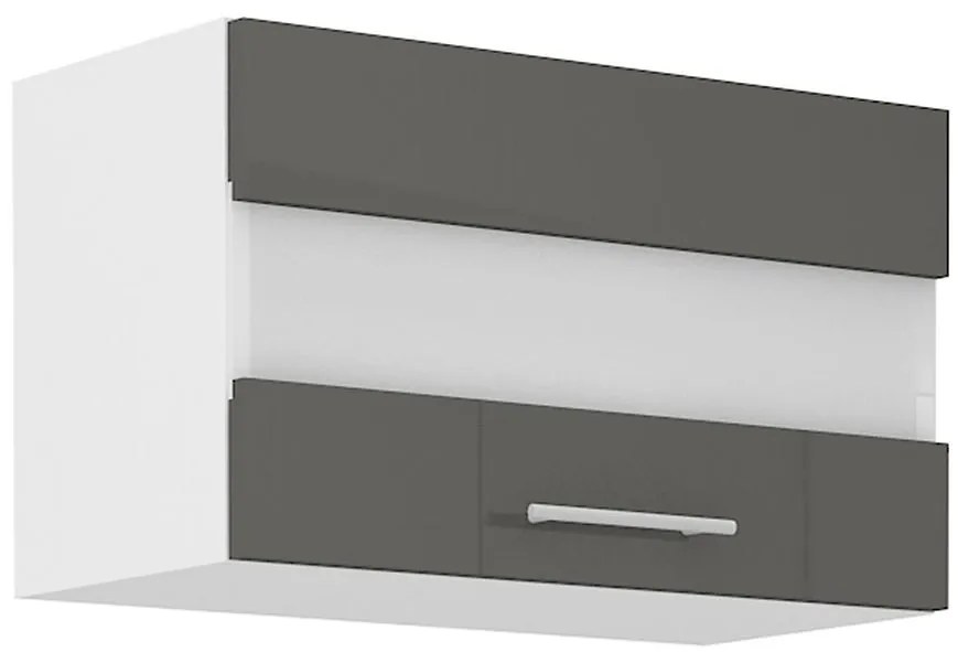 Kuchynská skrinka Lara 60gus-36 1f Mdf sedá lesk