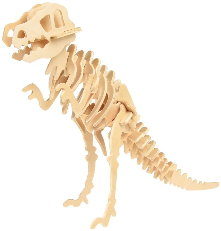 Drevené 3D puzzle dinosaurus Rex London Tyrannosaurus