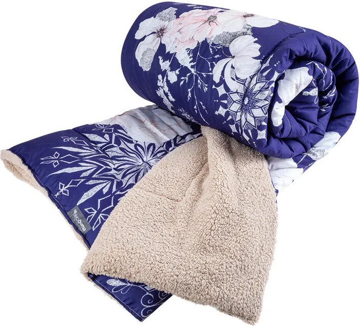 Prešívaná baránková deka Dual Feel FLORENCE 140 x 200 cm