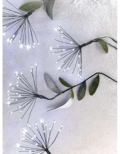 LED Vianočná reťaz 150xLED/5,35m studená biela