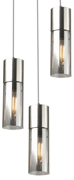 Globo 21000-3HN - Luster na lanku ANNIKA 3xE27/25W/230V pr. 30 cm chróm