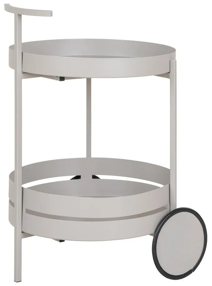 Kovový servírovací stolík na kolieskach 40x49,5 cm Beja – House Nordic