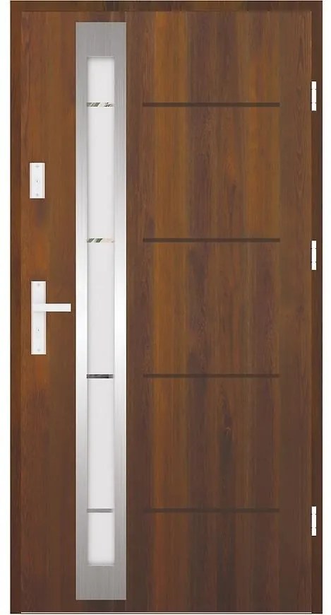 Dvere vchodové Marbella 90P Orech