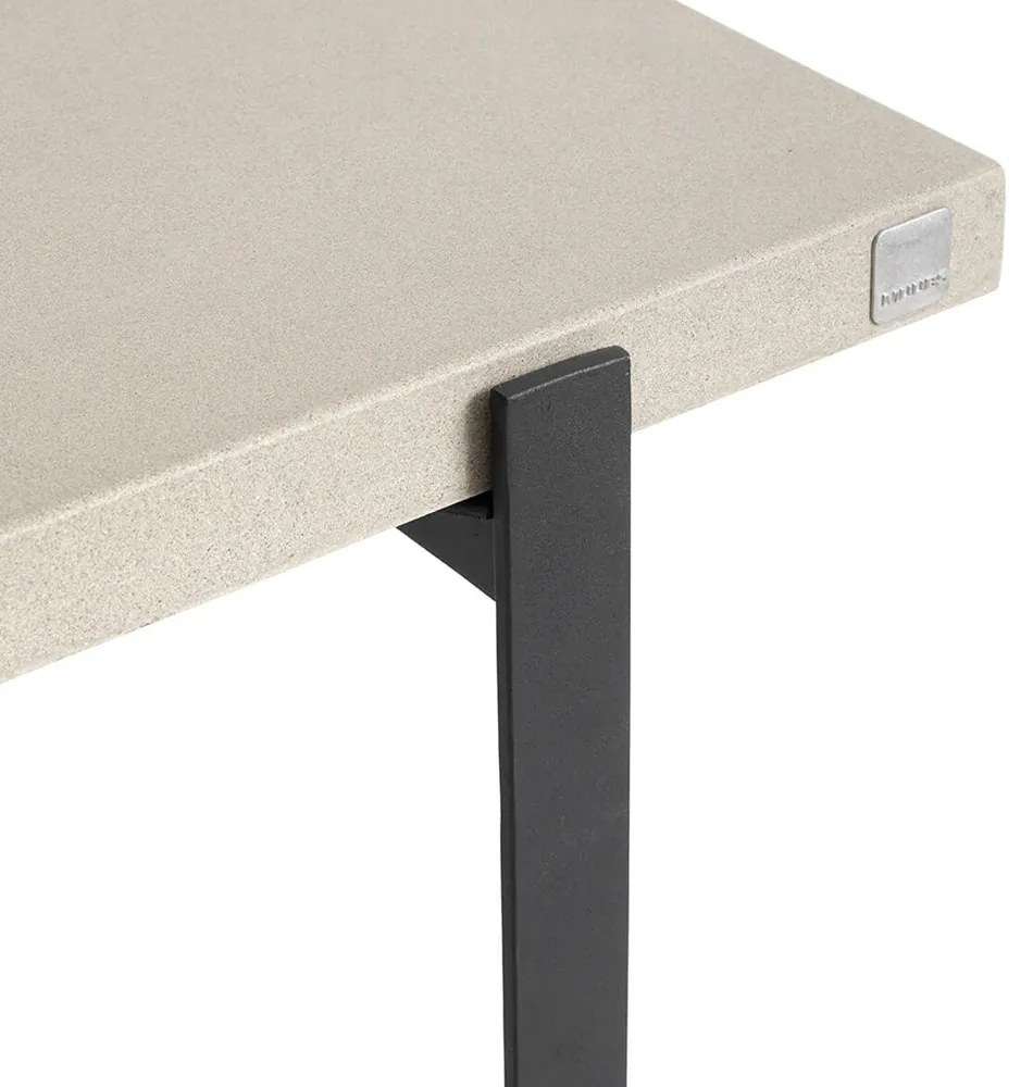 Muubs Konferenčný stolík RUSH 80 x 80 cm, sivý