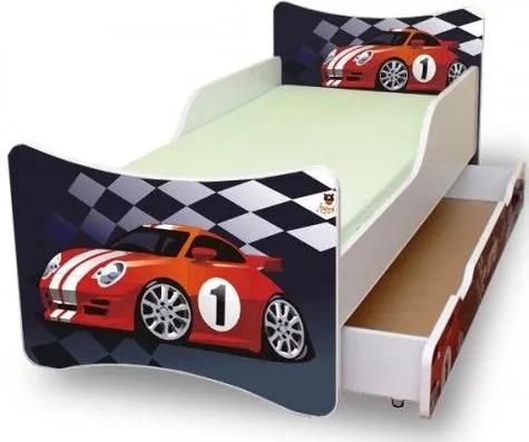 MAXMAX Detská posteľ 200x80 cm so zásuvkou - ŠPORTIAK 200x80 pre chlapca ÁNO