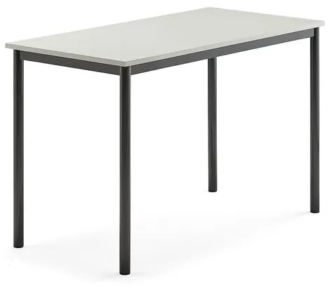 Stôl SONITUS, 1200x700x760 mm, HPL - šedá, antracit