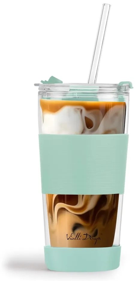 Termo hrnček v mentolovej farbe 600 ml Fuori – Vialli Design