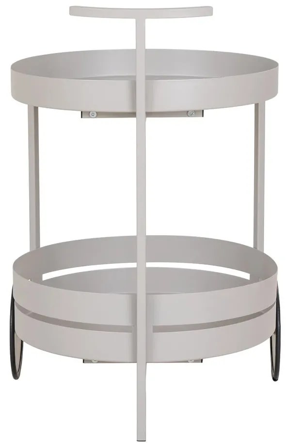 Kovový servírovací stolík na kolieskach 40x49,5 cm Beja – House Nordic