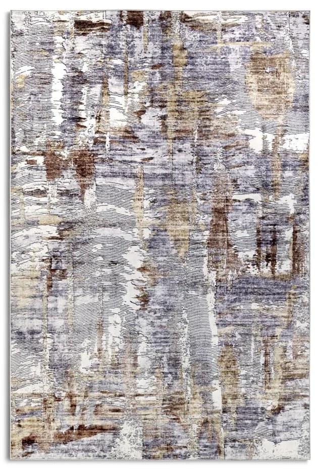 Sivý koberec 80x150 cm Malard Copper Gold – Elle Decoration