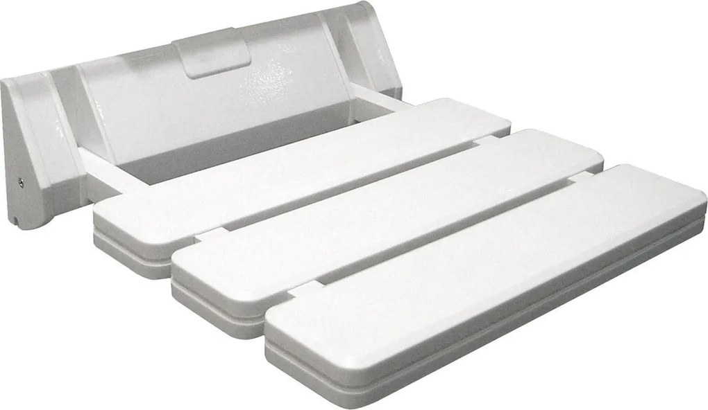 Aqualine Aqualine, Sprchové sedadlo 32x33cm, sklopné, biela, AE357