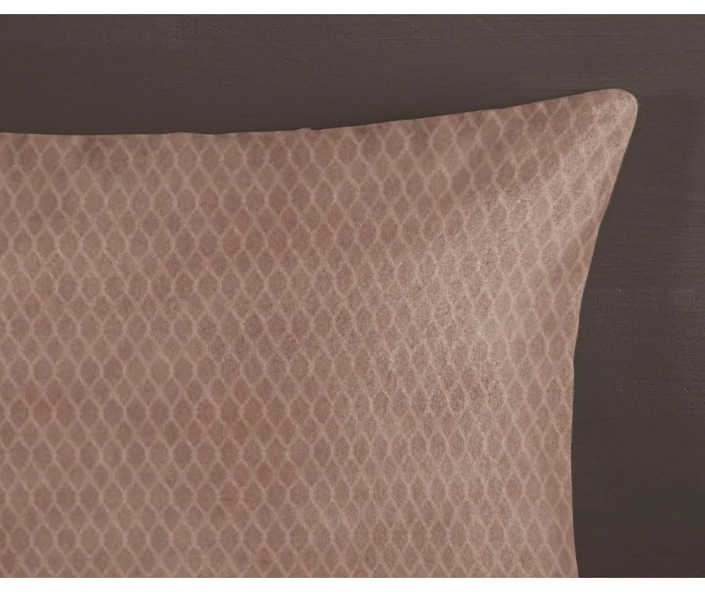 Hnedé flanelové obliečky na jednolôžko 140x200 cm - HIP