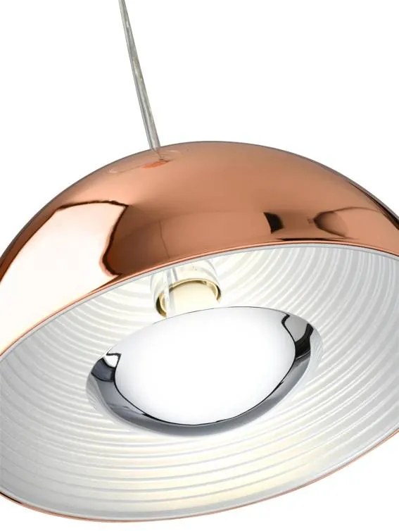 Candellux Medený závesný luster 40cm Amalfi pre žiarovku E27 31-26392