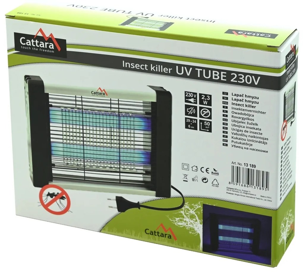 Cattara 13189 Lapač hmyzu UV Star, 2,1 W, 230 V