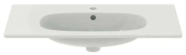 Ideal Standard Tesi - Nábytkové umývadlo 825x450 mm, s prepadom, biela T350901