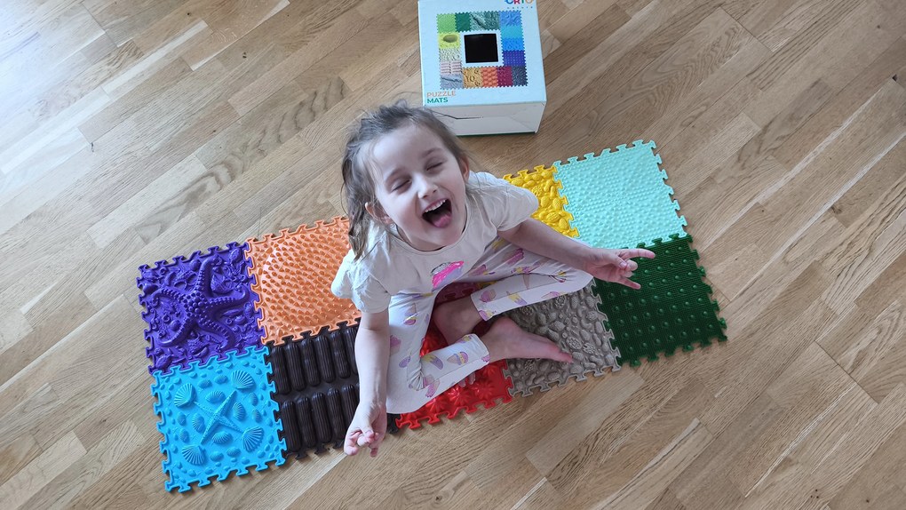 OrtoNature Masážne ortopedické podložky súprava 6 ks - Mladý prieskumník