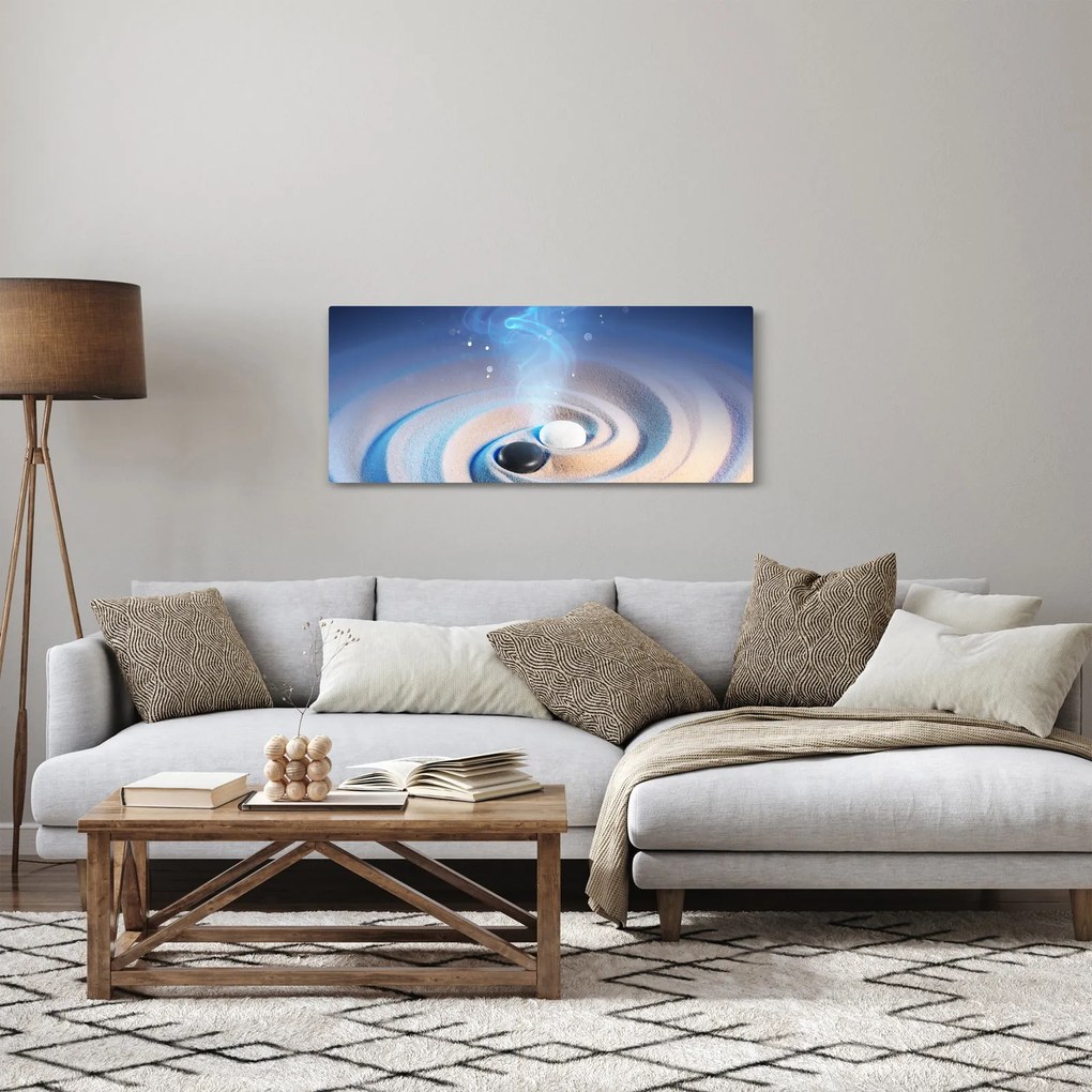 Obraz - Éterický yin-yang (120x50 cm)