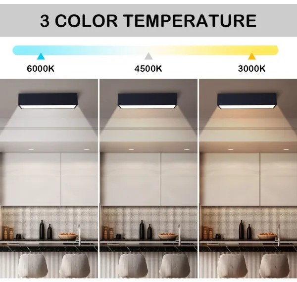 Immax NEO 07074-60-LED Stmievateľné stropné svietidlo CANTO 34W/230V čierna Tuya+DO
