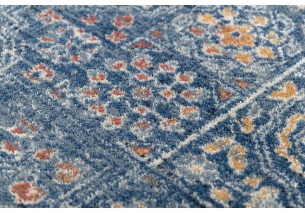 Vlnený kusový koberec Hamid modrý 120x170cm