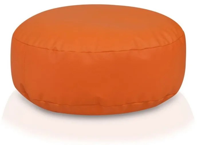 EF1008 Ecopuf Podnožník k sedaciemu vaku ECOPUF - ekokoža L, E4 - Oranžová