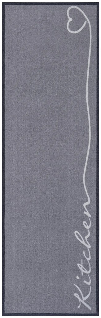 Behúň Cook & Clean 105393 Grey, 50x150, šedá, kuchyňa, Hanse Home