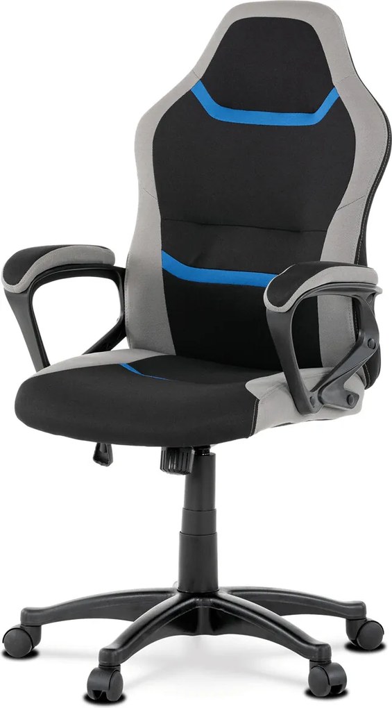 Kancelárska stolička KA-L611 BLUE Farba: Čierna