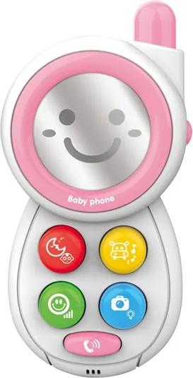 BAYO Nezaradené Detská hračka so zvukom Bayo Telefónik pink Ružová |