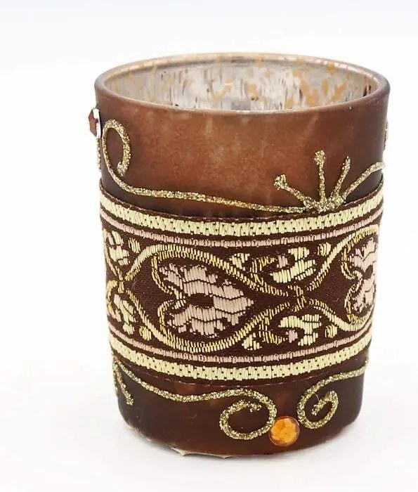 Svietnik na čajovú sviečku orientálny 6,5cm