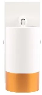 Nástenné bodové svietidlo 1xGU10/35W/230V biela/zlatá