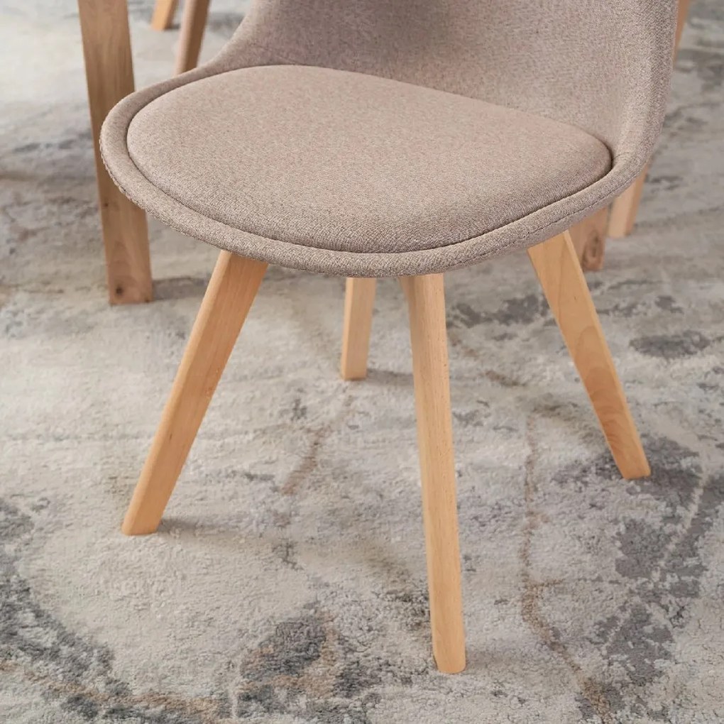 PROXIMA.store - Čalúnená jedálenska stolička NEVEL FARBA: čierna