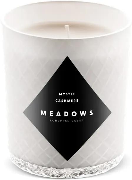 Sviečka s vôňou škorice a muškátového orieška Meadows Mystic Cashmere, doba horenia 60 hodín