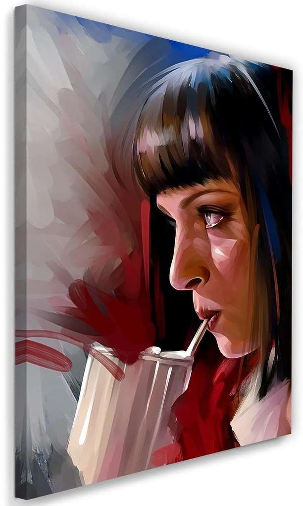 Gario Obraz na plátne Pulp Fiction, Uma Thurman - Dmitry Belov Rozmery: 60 x 90 cm
