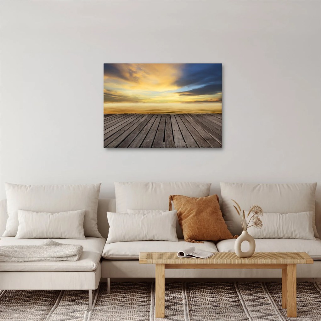 Obraz - Mólo s výhľadom (70x50 cm)