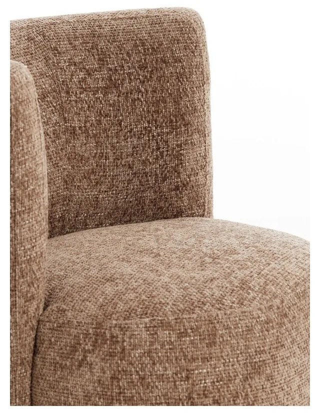 Tmavohnedé kreslo Kamova – Light &amp; Living