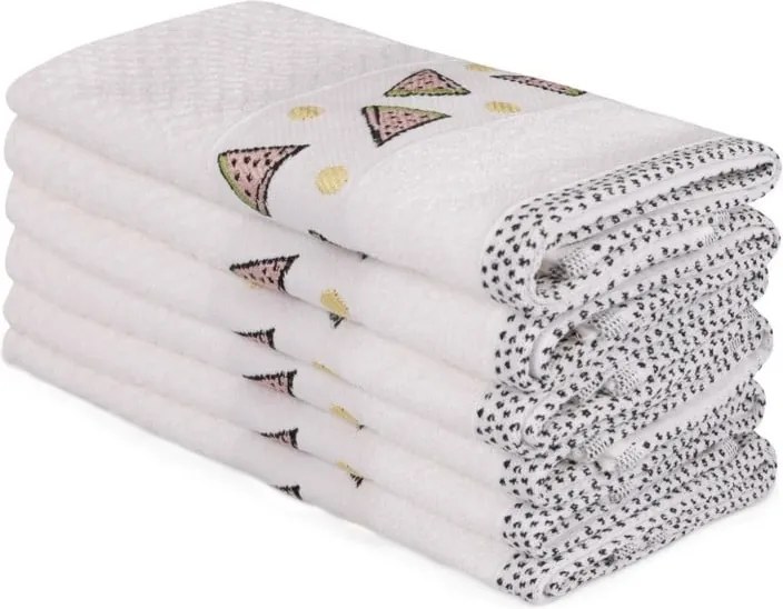 Sada 6 béžových bavlnených uterákov Beyaz Marissol, 30 × 50 cm