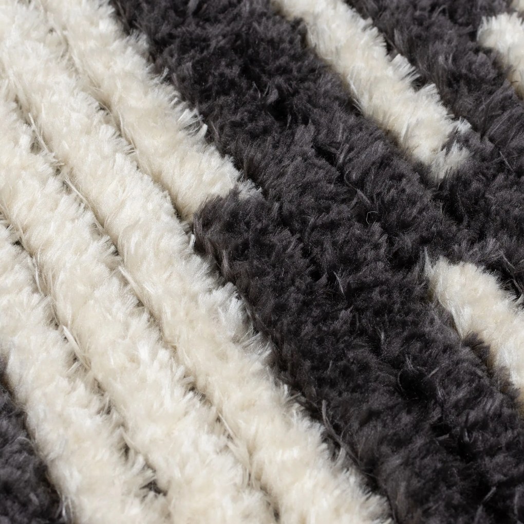 Flair Rugs koberce Kusový koberec Domino Lina Berber Monochrome - 160x230 cm