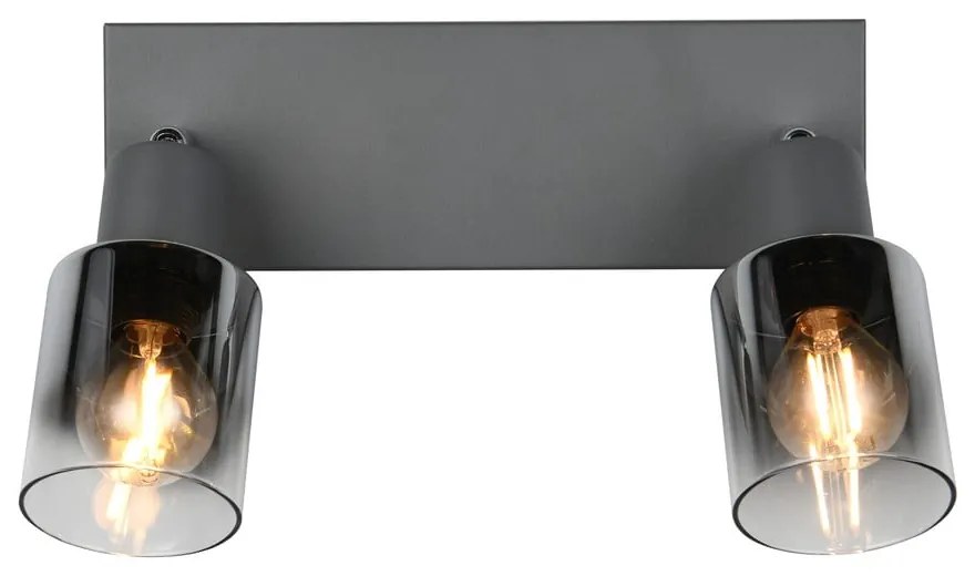 Antracitové bodové svietidlo ø 7 cm Cadiz – Reality