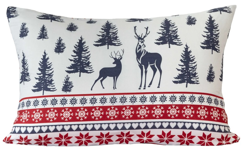 Obliečka na vankúš z mikrovlákna TWINKLE CHRISTMAS 50x70 cm, farebný