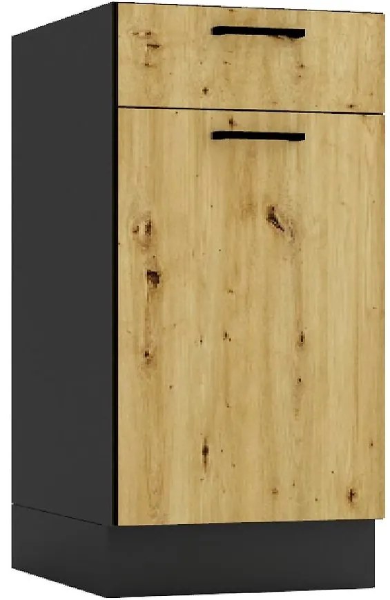 Kuchynská skrinka Anika D40S/1 P/L artisan/grafit